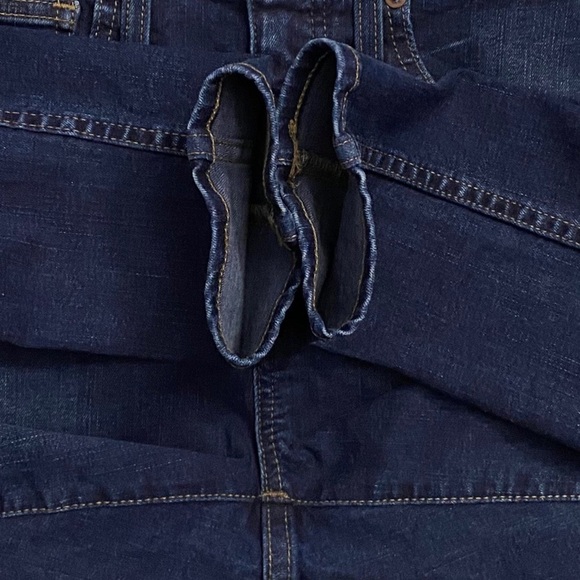 Madewell 10" High Rise Skinny Medium Blue Wash Stretch Whiskers Jeans Denim 24 - Picture 14 of 16